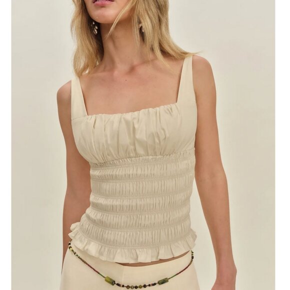 Reformation トップス Reformation Overland Silk Top | Shopbop